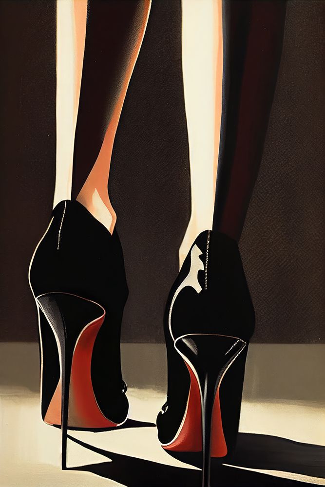 Heels art print by Treechild for $57.95 CAD