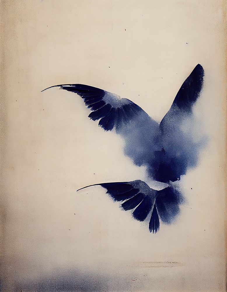 Indigo Bird art print by Treechild for $57.95 CAD