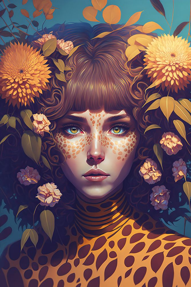 Leo Woman art print by Treechild for $57.95 CAD