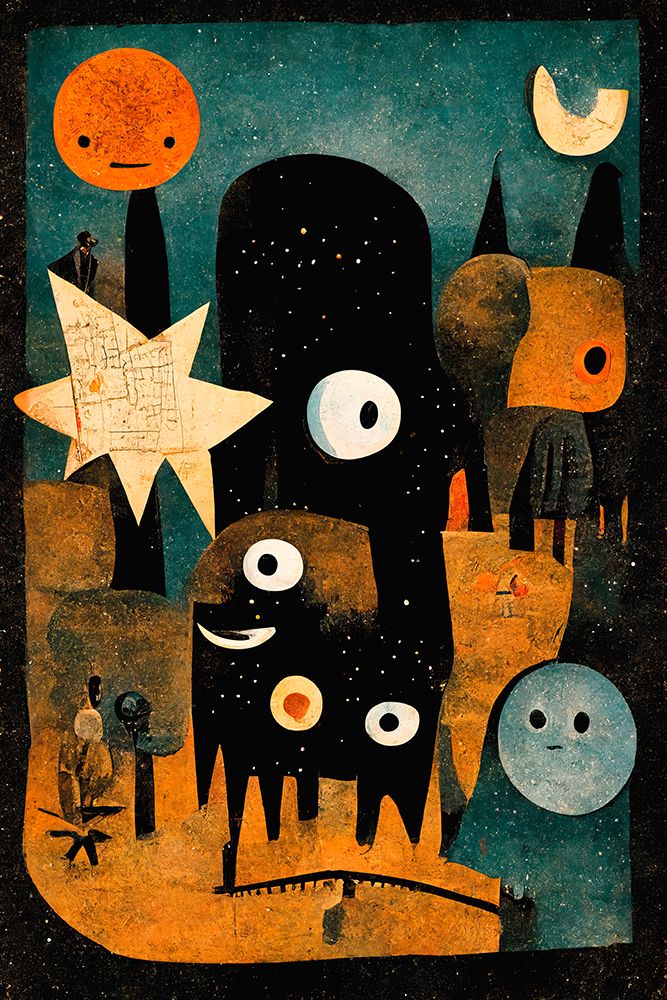 Night Of The Young Monsters art print by Treechild for $57.95 CAD