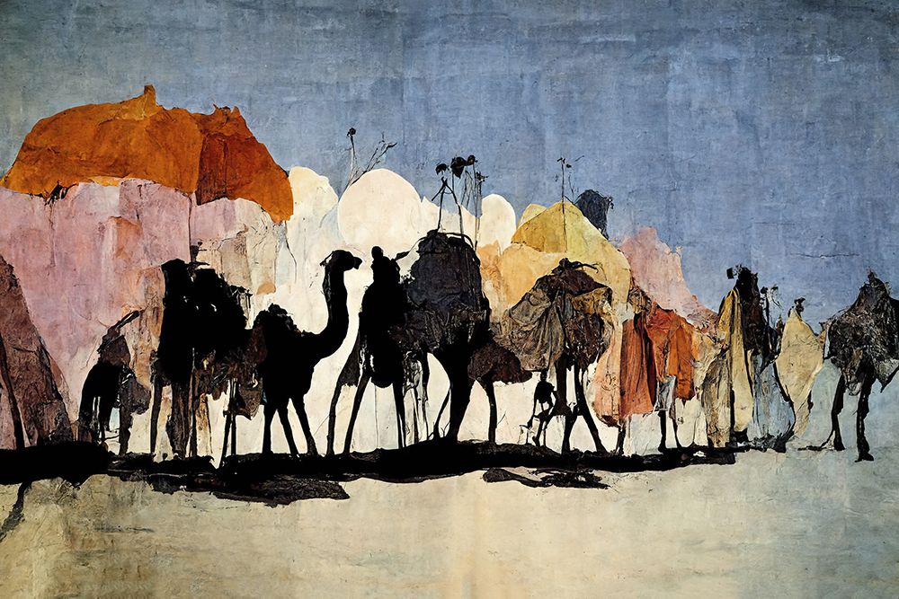 The Caravan art print by Treechild for $57.95 CAD