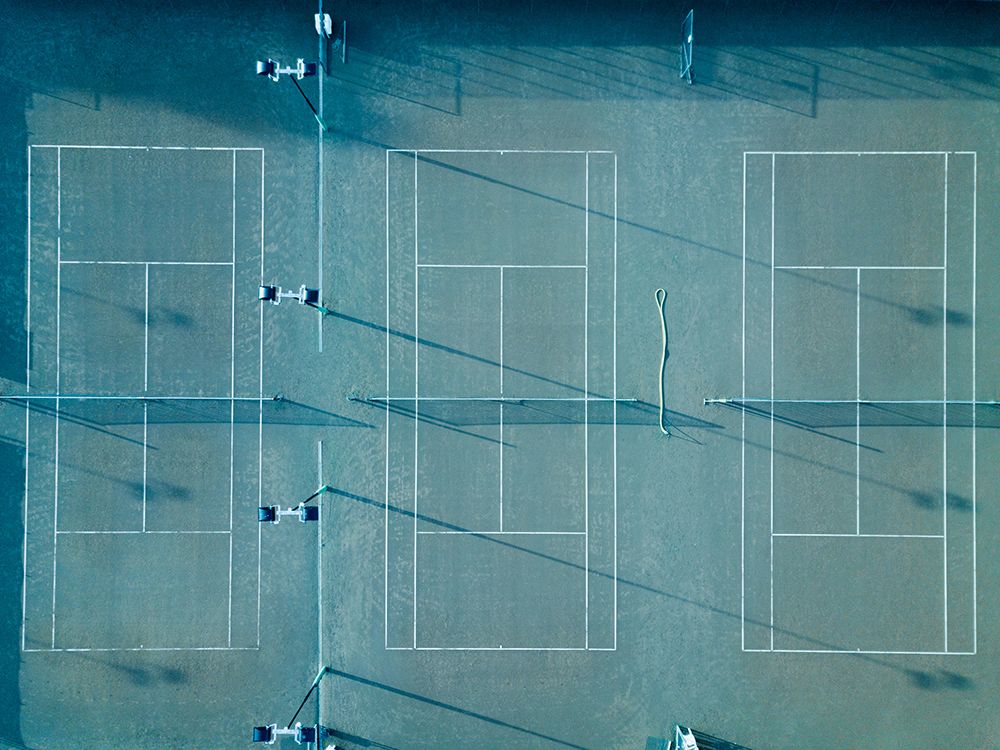 Tennis Court Geen 1 art print by Raisa Zwart for $57.95 CAD