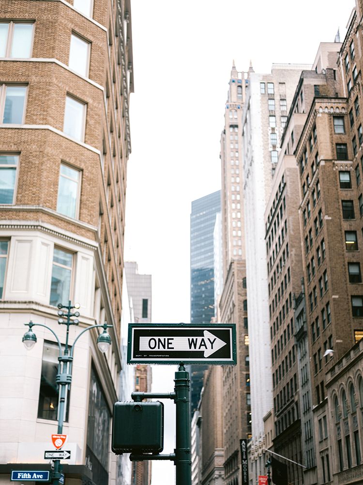 Fifth Avenue New York art print by Raisa Zwart for $57.95 CAD