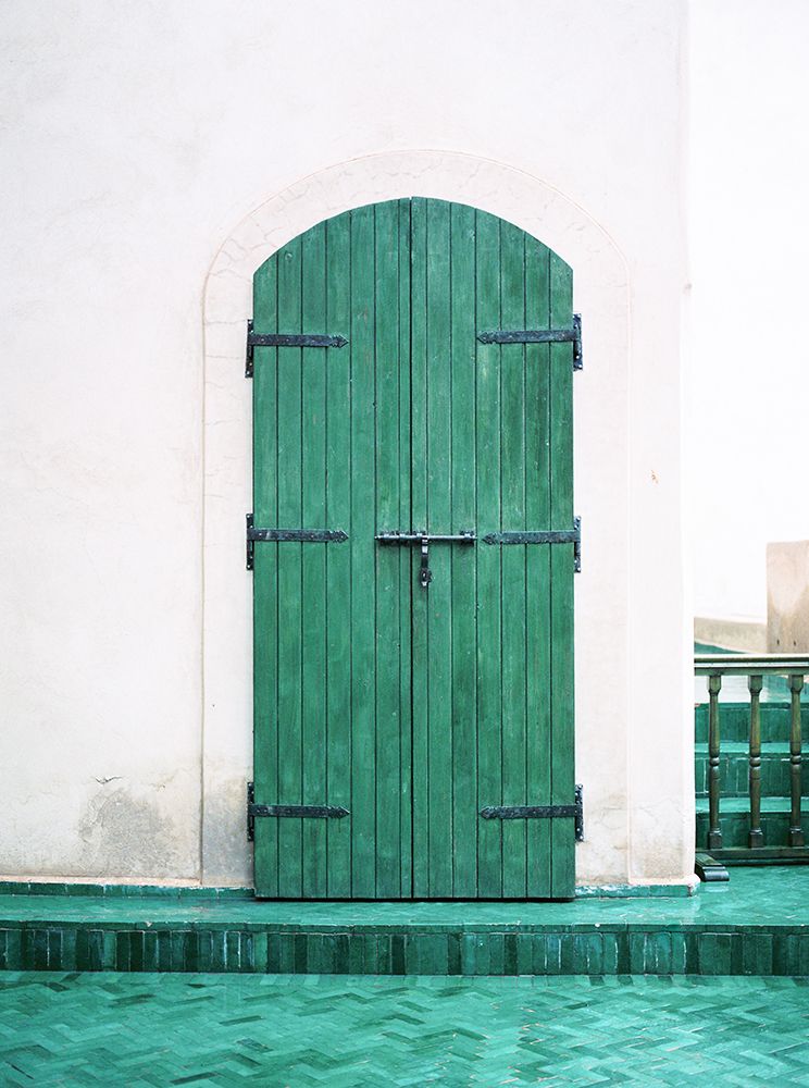 Marrakesh Green Door art print by Raisa Zwart for $57.95 CAD