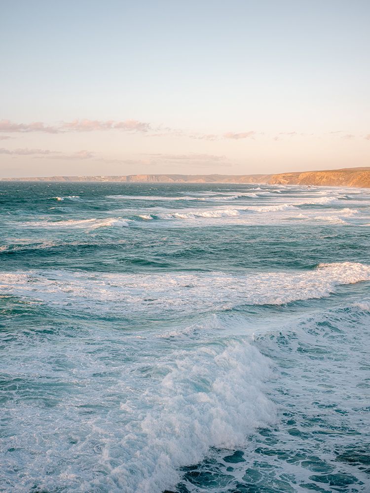 Praia Bordeira Waves Portugal art print by Raisa Zwart for $57.95 CAD