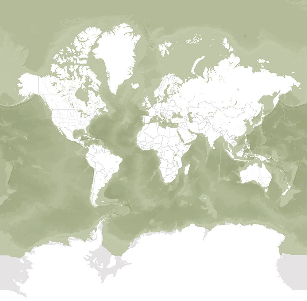 Pacheco world map art print by Rosana Laiz Blursbyai for $57.95 CAD