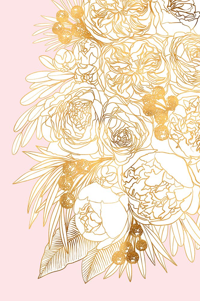 Rekha floral art pair (left) art print by Rosana Laiz Blursbyai for $57.95 CAD