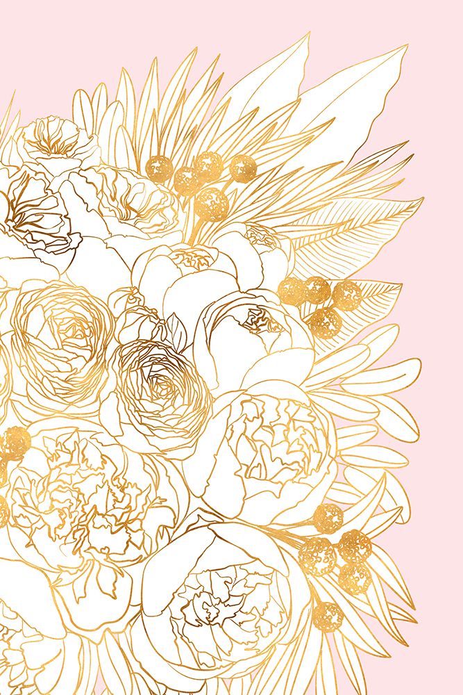 Rekha floral art pair (right) art print by Rosana Laiz Blursbyai for $57.95 CAD