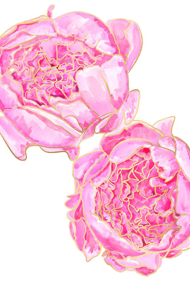Sallys peonies art print by Rosana Laiz Blursbyai for $57.95 CAD