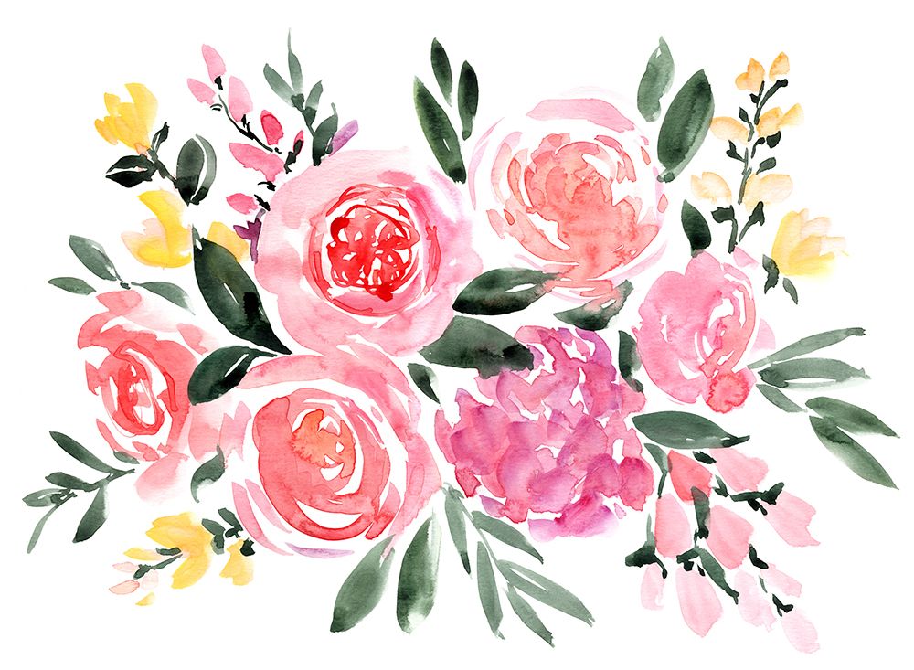 Janis bouquet art print by Rosana Laiz Blursbyai for $57.95 CAD