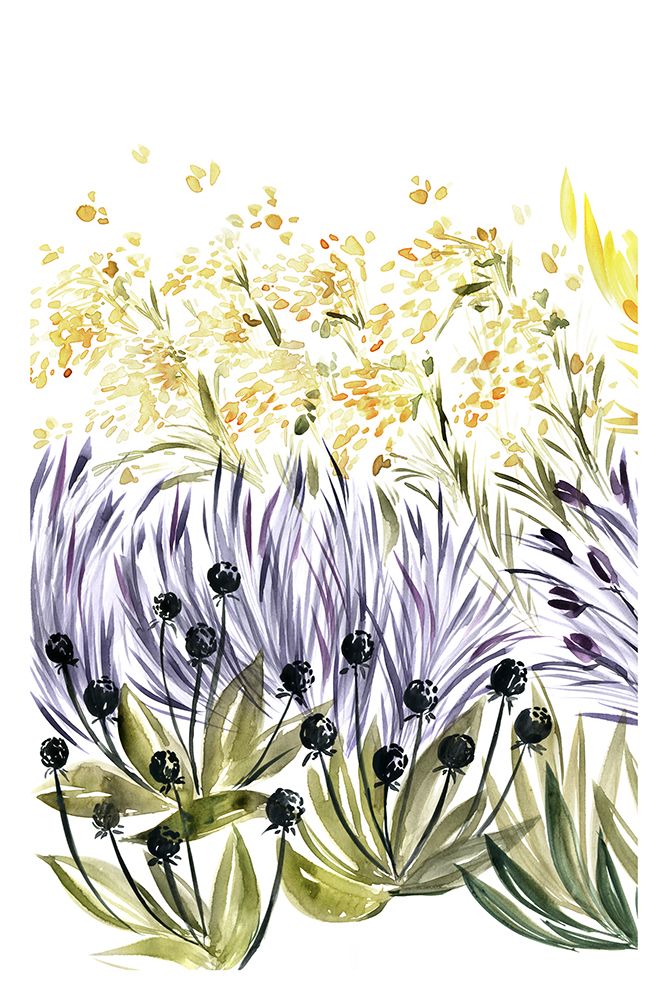 Elisas garden left art print by Rosana Laiz Blursbyai for $57.95 CAD