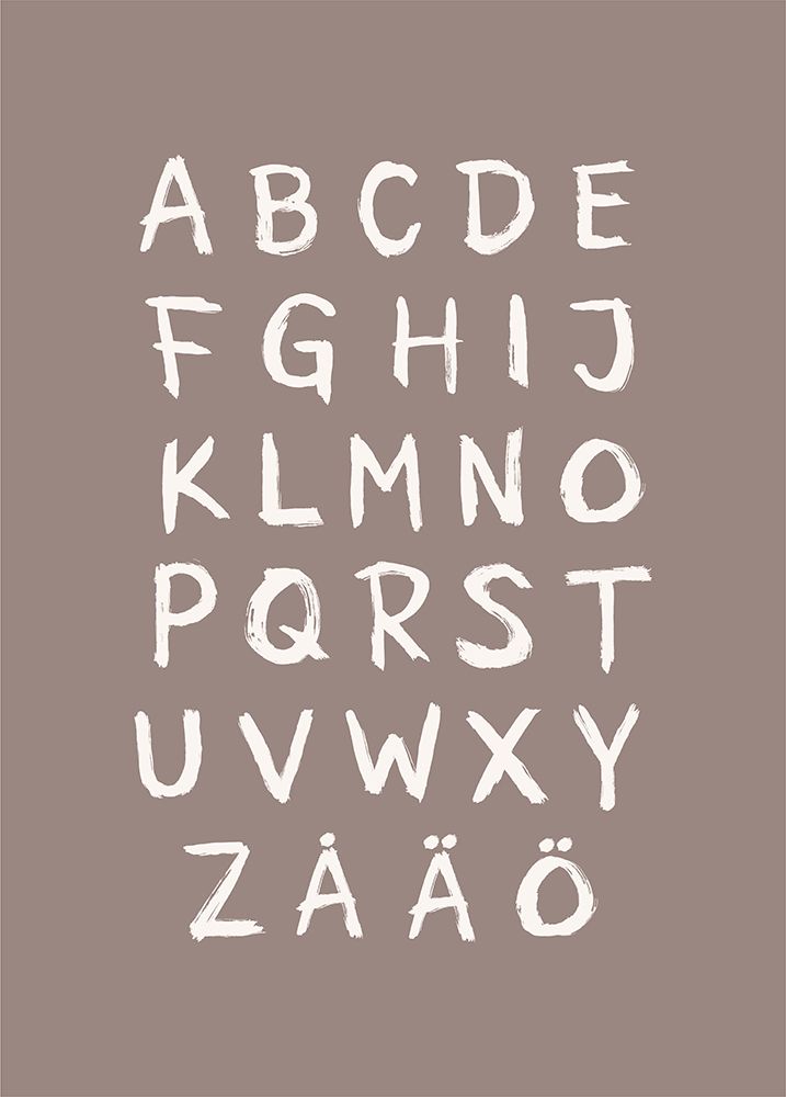 ABC Toothy Brun art print by Aminah Eleonora for $57.95 CAD