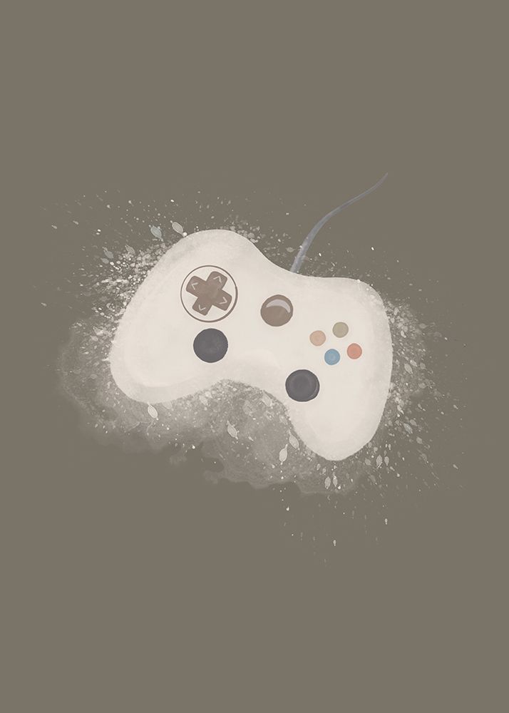 Gamer Splash Neutral art print by Aminah Eleonora for $57.95 CAD