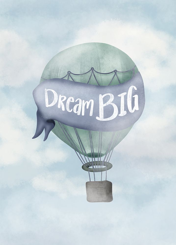 Dream Big Blue art print by Aminah Eleonora for $57.95 CAD