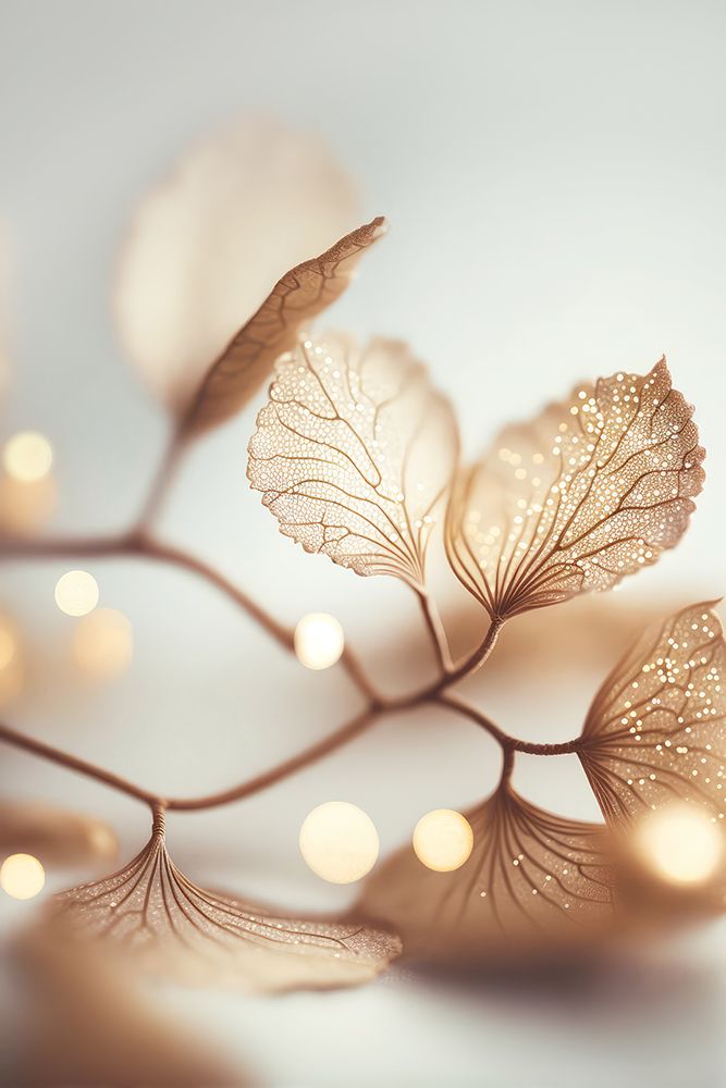 Filigree Leafs art print by Treechild for $57.95 CAD