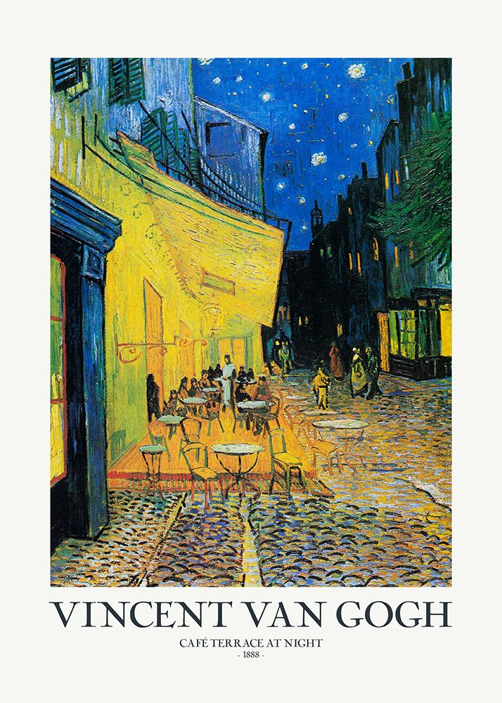 CafAc Terrace At Night art print by Pictufy for $57.95 CAD