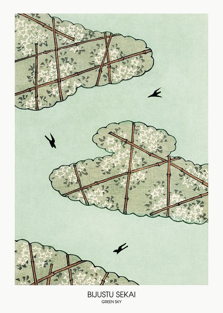 Green Sky art print by Pictufy for $57.95 CAD