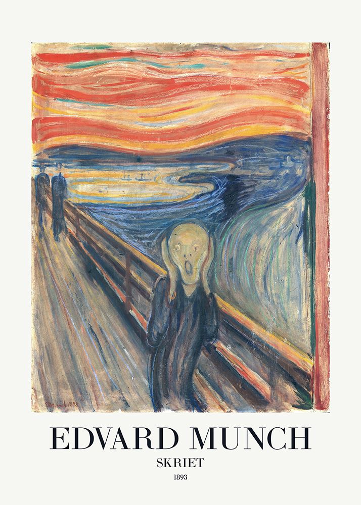 Skriet (The Scream) art print by Pictufy for $57.95 CAD