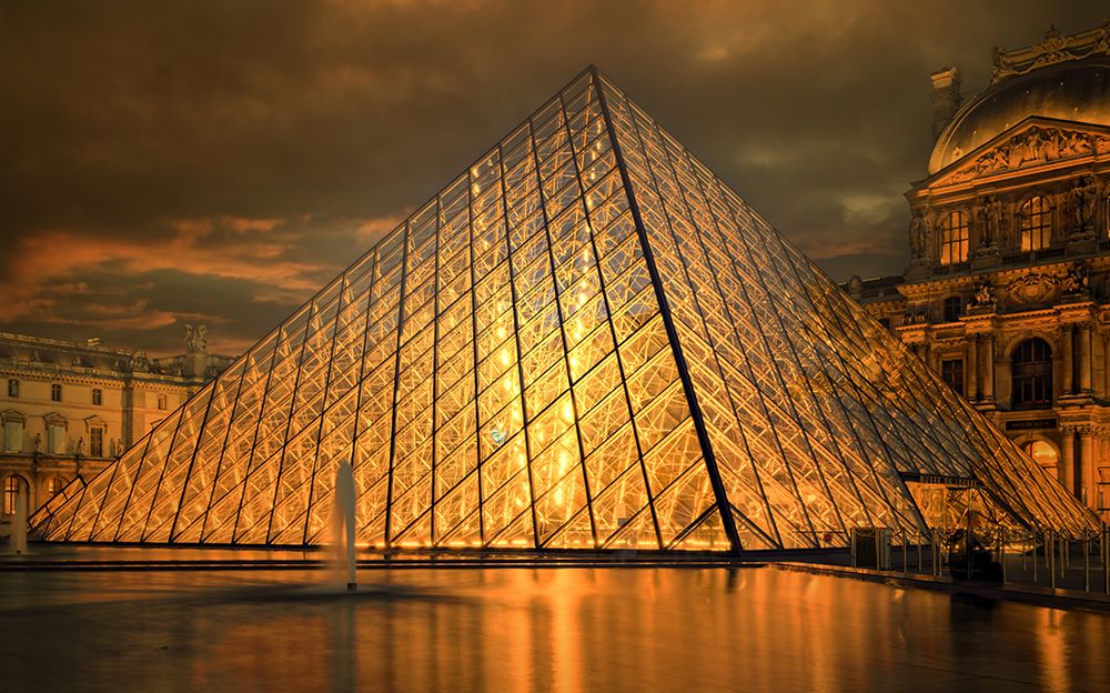Paris Le Louvre art print by Isabelle Dupont for $57.95 CAD