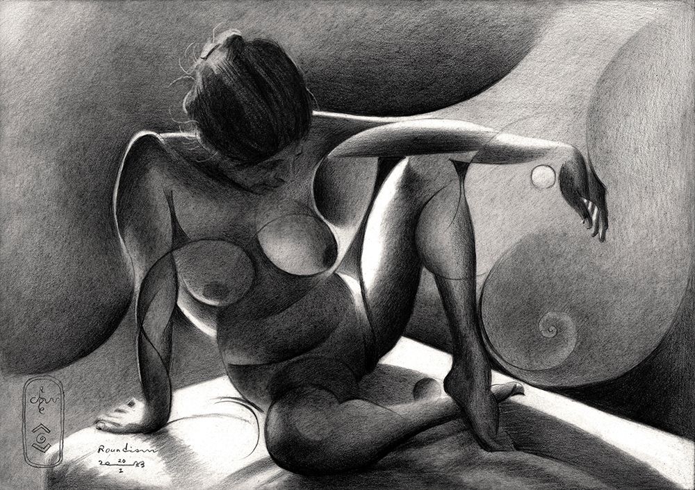 Roundism - 20-01-23 art print by Corne Akkers for $57.95 CAD