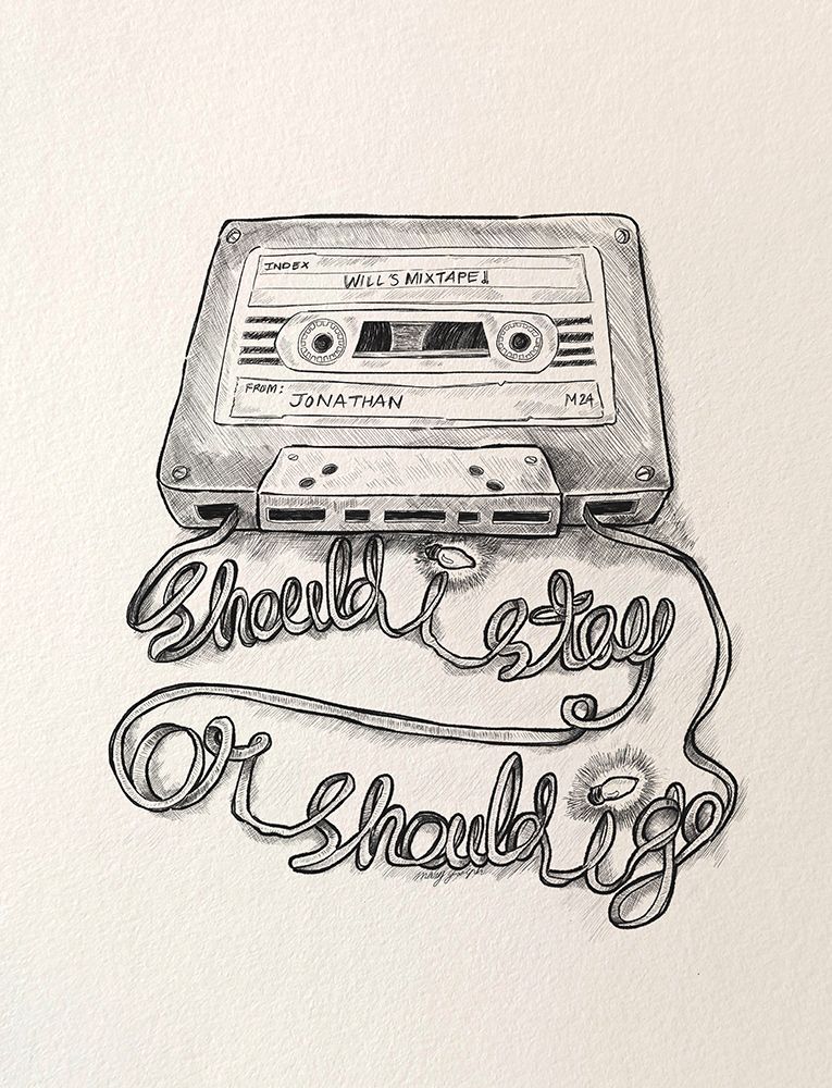 Should I stay or Should I go? art print by Mary Joseph for $57.95 CAD