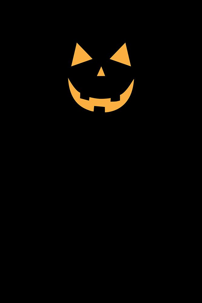 Minimal jack-o-lantern art print by Rosana Laiz Blursbyai for $57.95 CAD