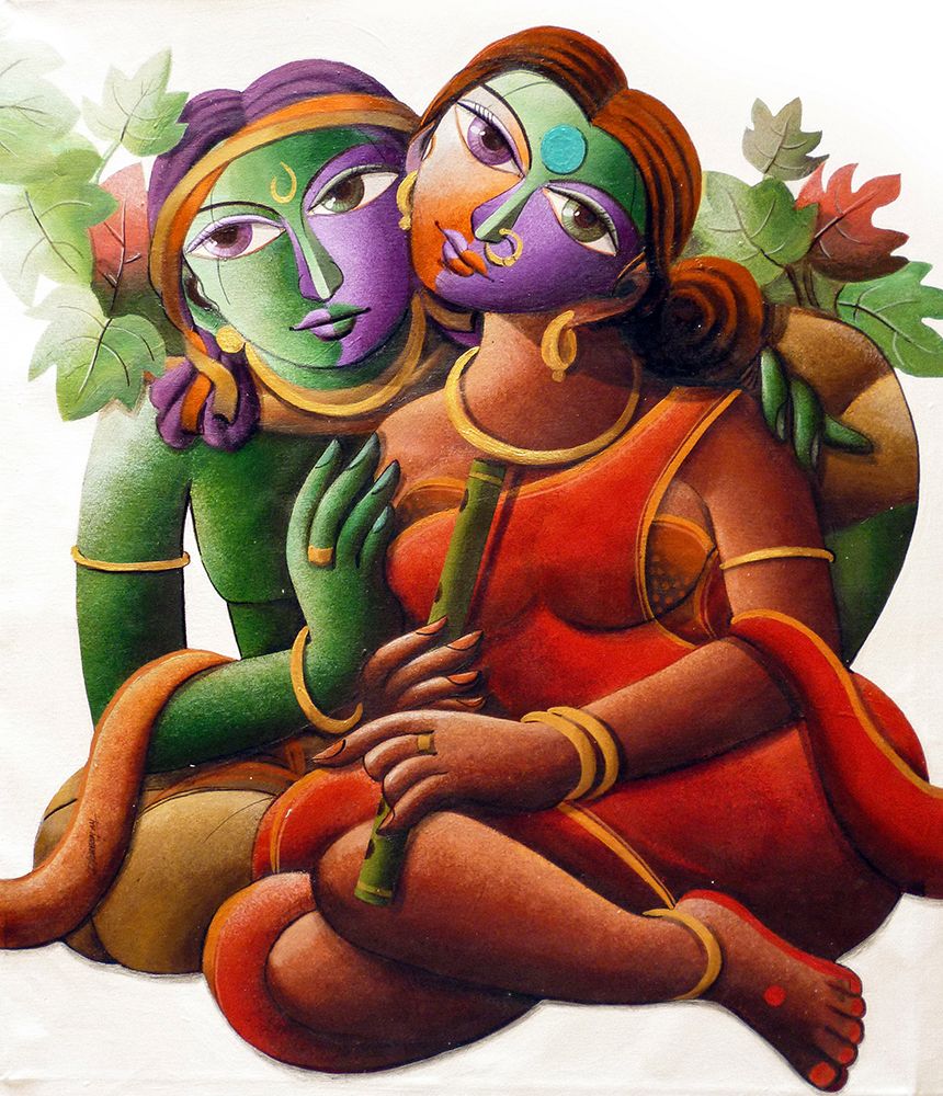 KRISHNA@16 art print by Dhananjoy Mukherjee for $57.95 CAD