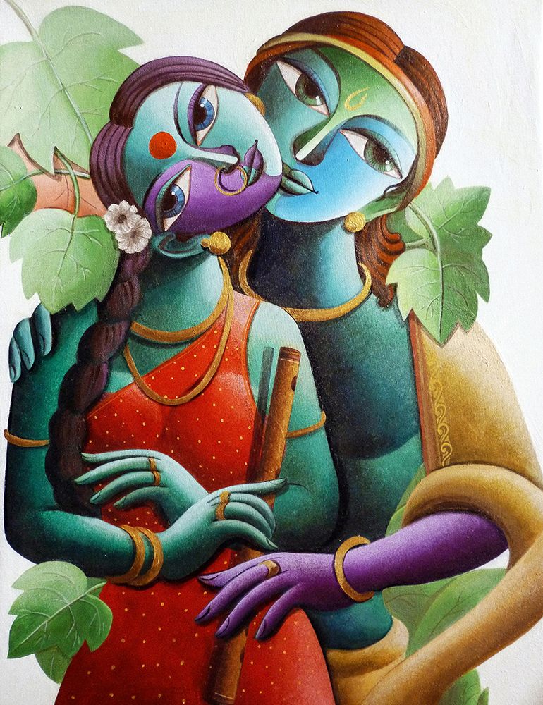 KRISHNA@16 art print by Dhananjoy Mukherjee for $57.95 CAD