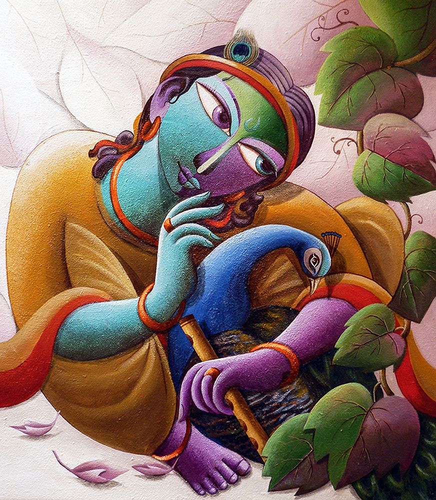 KRISHNA@16 art print by Dhananjoy Mukherjee for $57.95 CAD