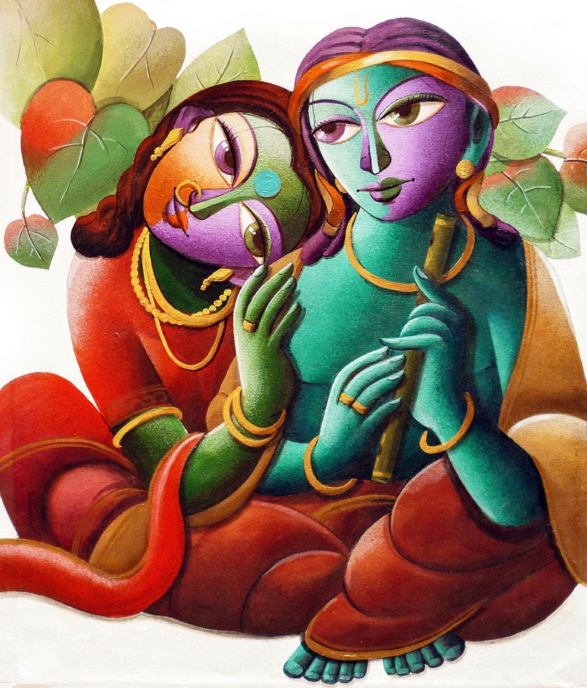 KRISHNA@16 art print by Dhananjoy Mukherjee for $57.95 CAD