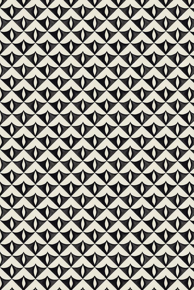 Black Triangle Pattern art print by Treechild for $57.95 CAD