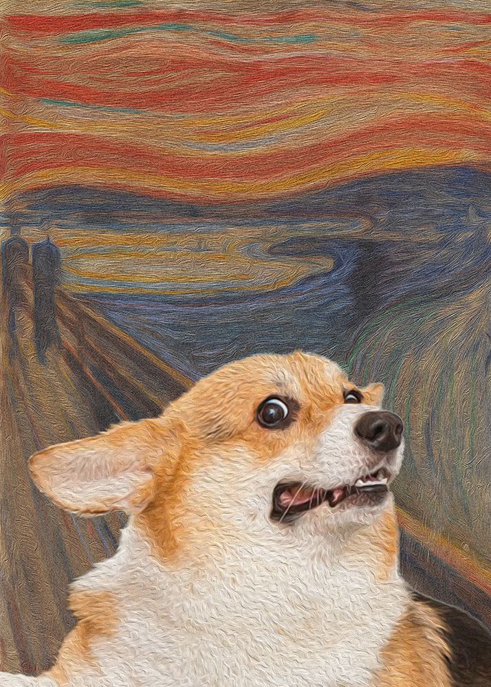 The Woof art print by Artelele for $57.95 CAD