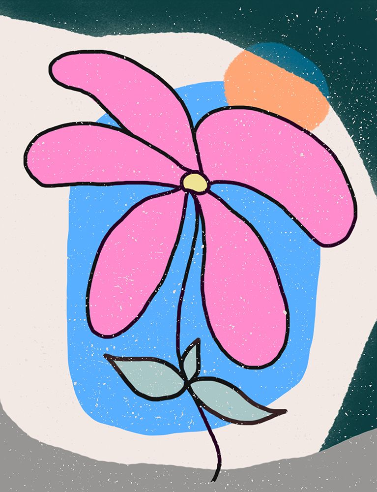 Pink Flower art print by Aylin Demir for $57.95 CAD