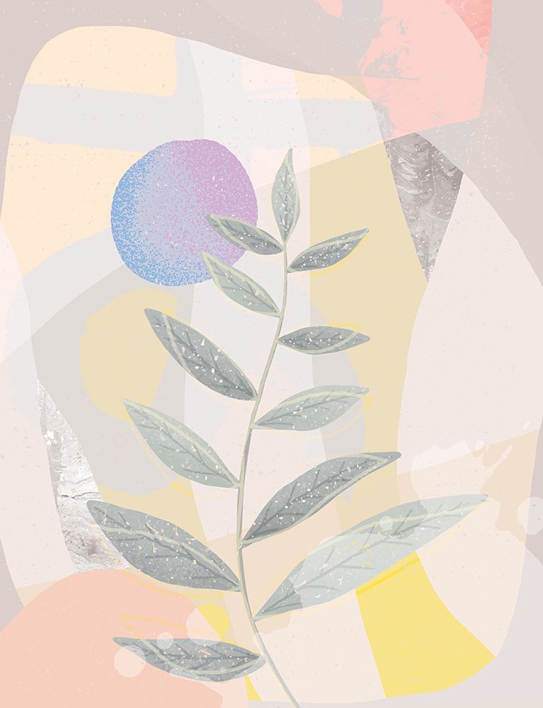 Blue Moon and Leaves art print by Aylin Demir for $57.95 CAD