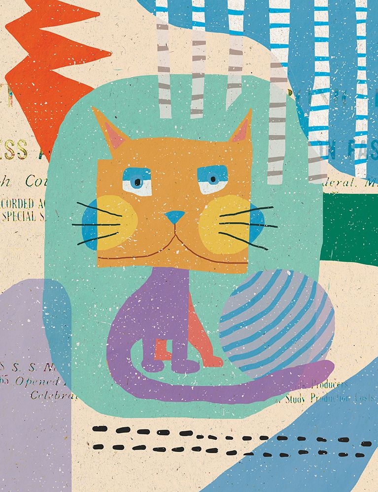 Fat Cheeks Cat art print by Aylin Demir for $57.95 CAD