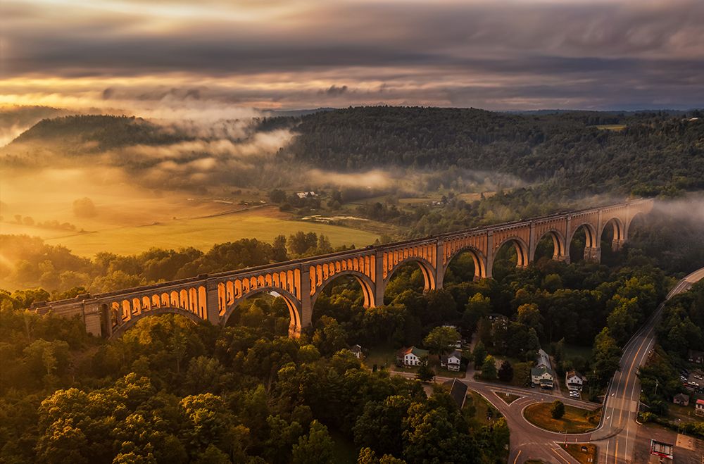 Viaduct art print by Herbert Rong for $57.95 CAD