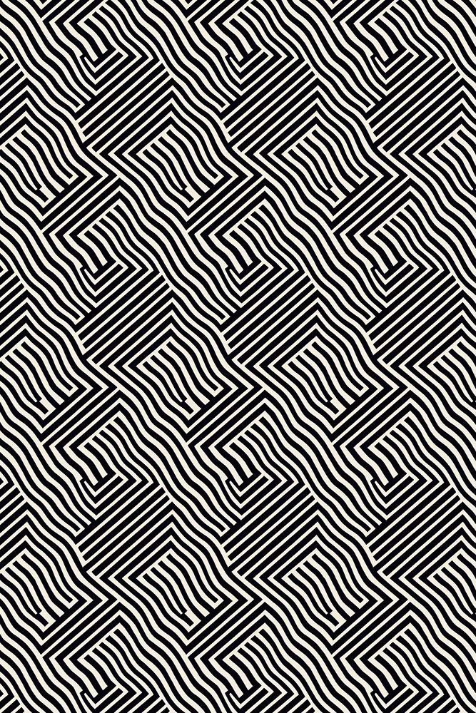 Black And White Pattern art print by Treechild for $57.95 CAD