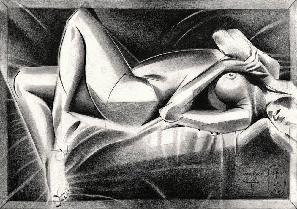 Neo Deco - 09-02-23 art print by Corne Akkers for $57.95 CAD