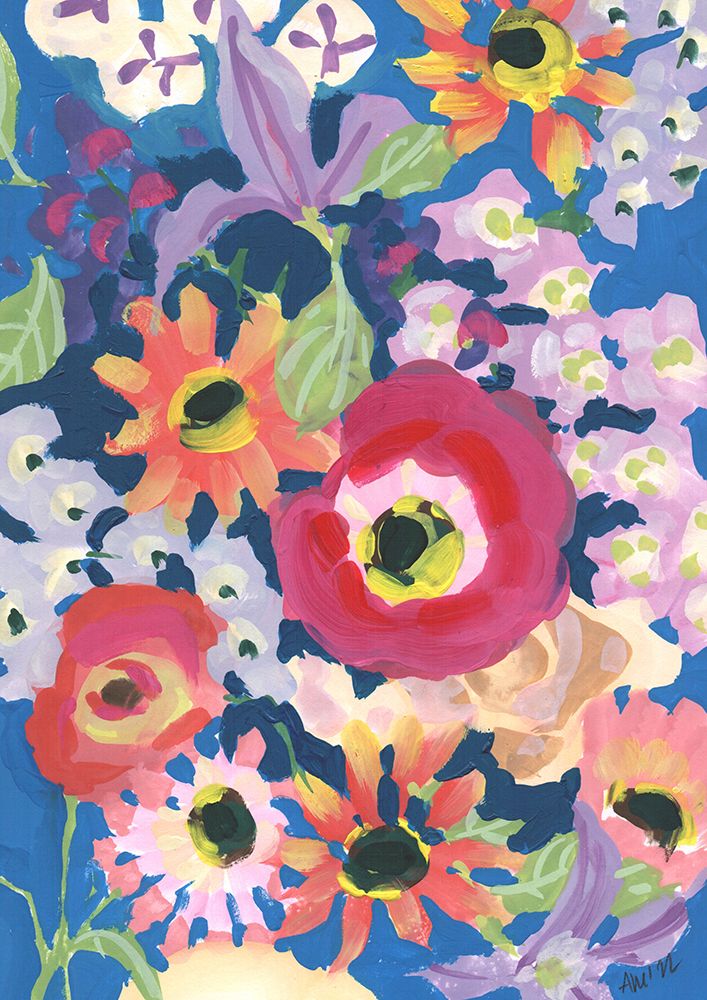 Viva MAgenta Poppy art print by Ania Zwara for $57.95 CAD