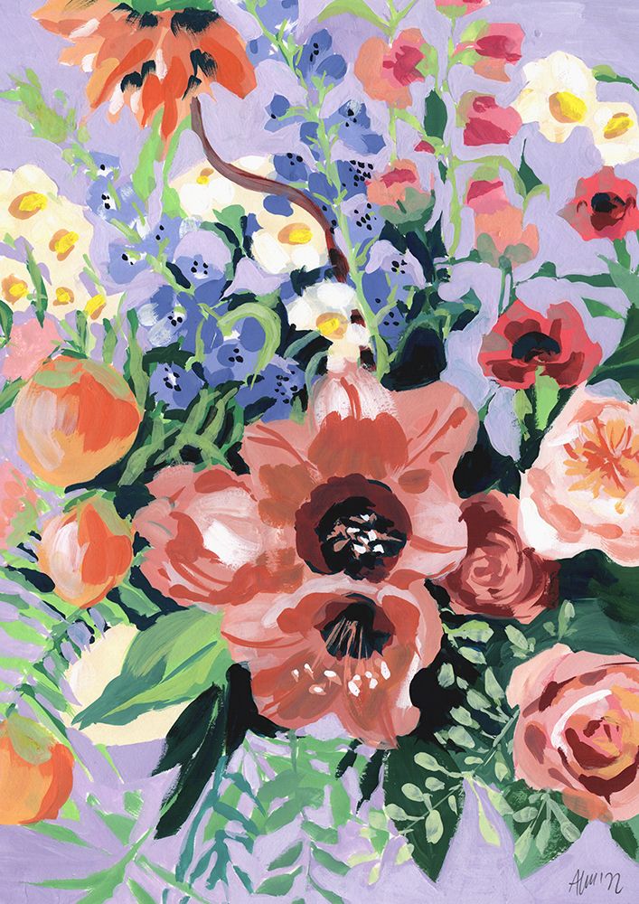 Tropical Bouqet art print by Ania Zwara for $57.95 CAD