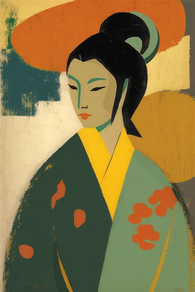 Geisha art print by Treechild for $57.95 CAD