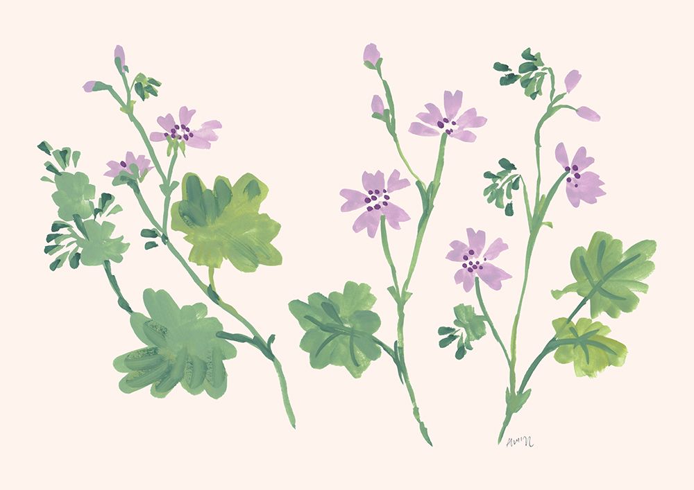 Little Violets art print by Ania Zwara for $57.95 CAD