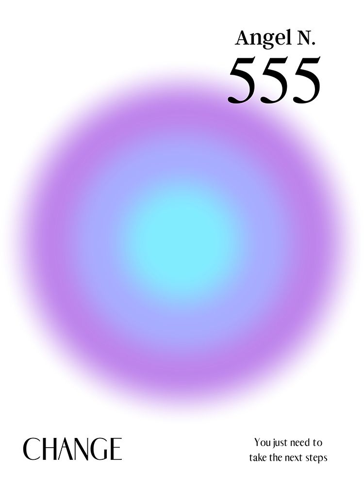 Angel Number 555 art print by Amelie for $57.95 CAD