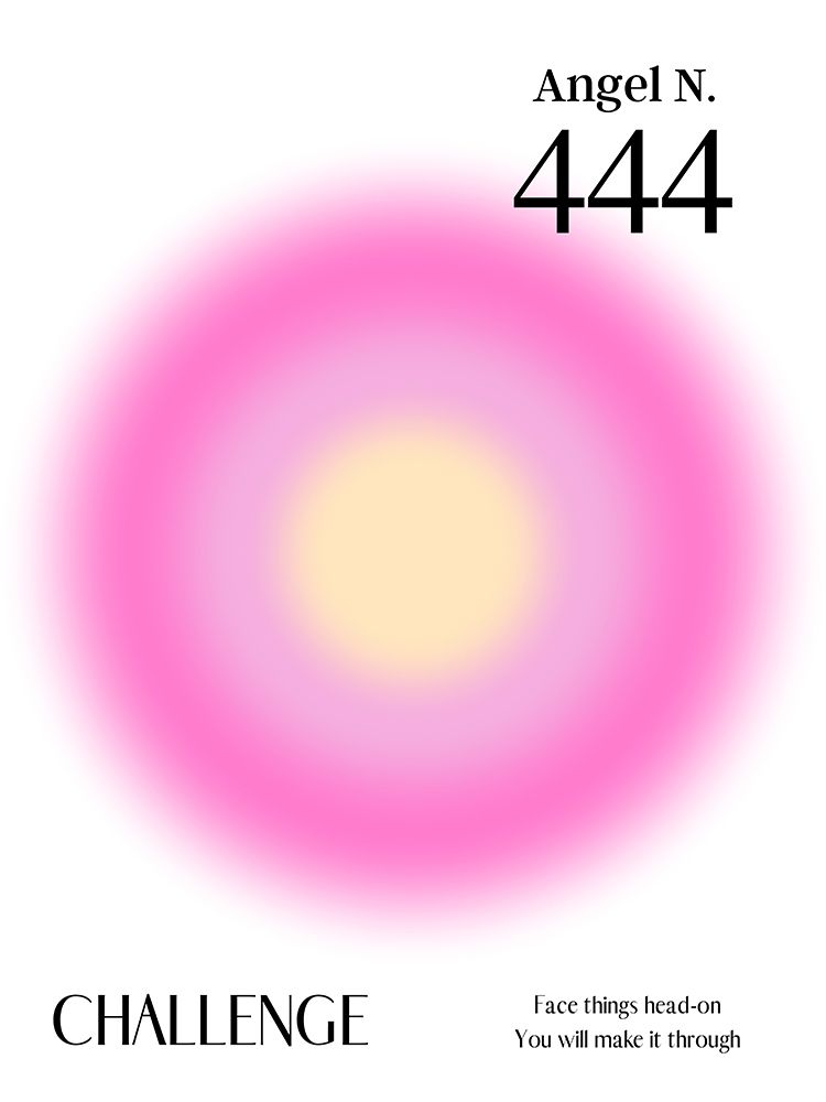 Angel Number 444 art print by Amelie for $57.95 CAD