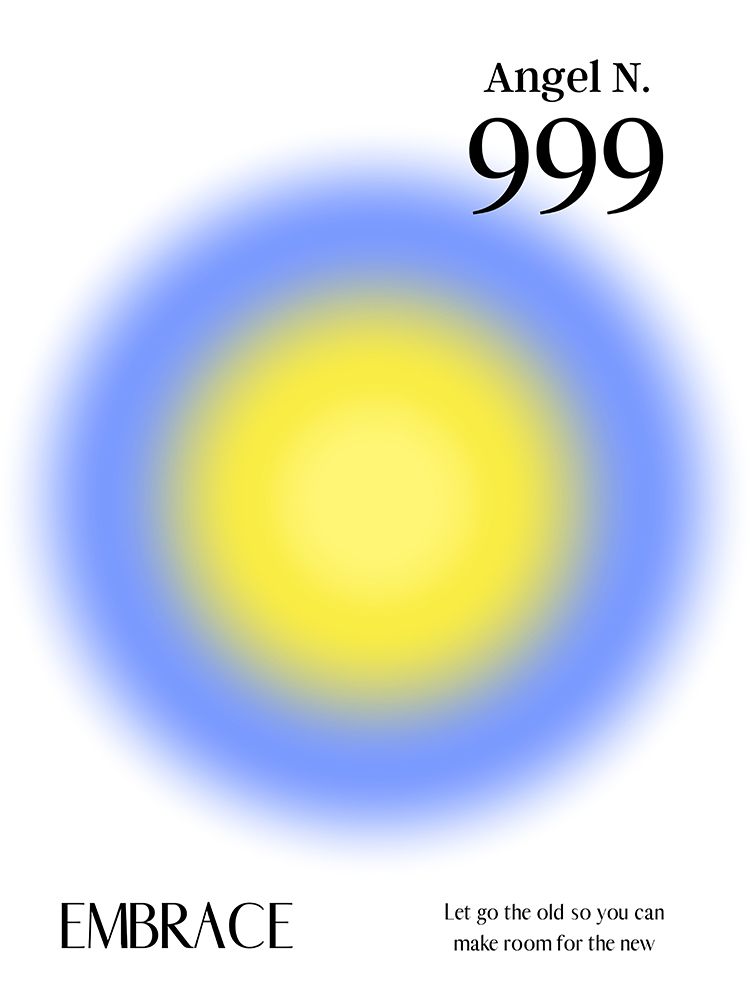 Angel Number 999 art print by Amelie for $57.95 CAD