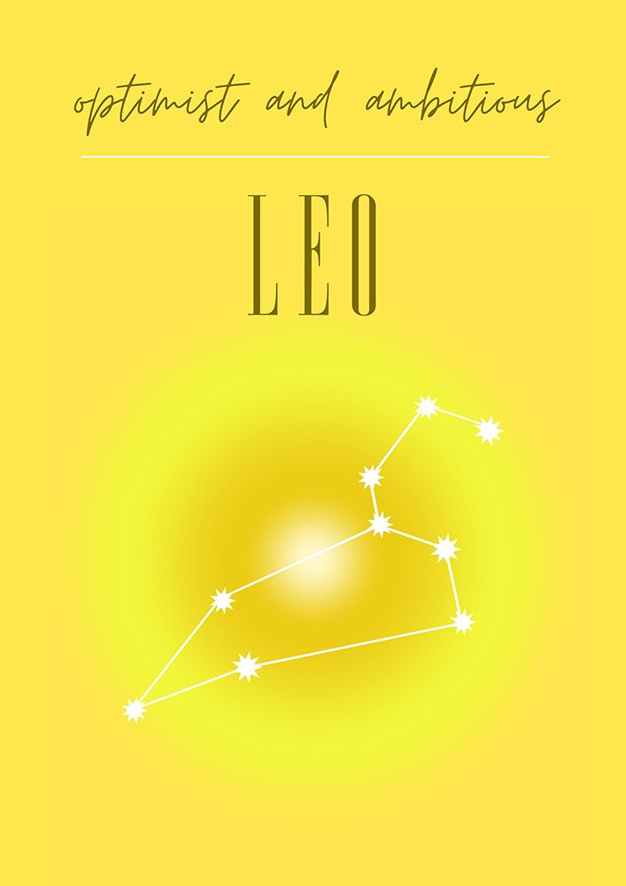 Leo Zodiac Print Art art print by Amelie for $57.95 CAD