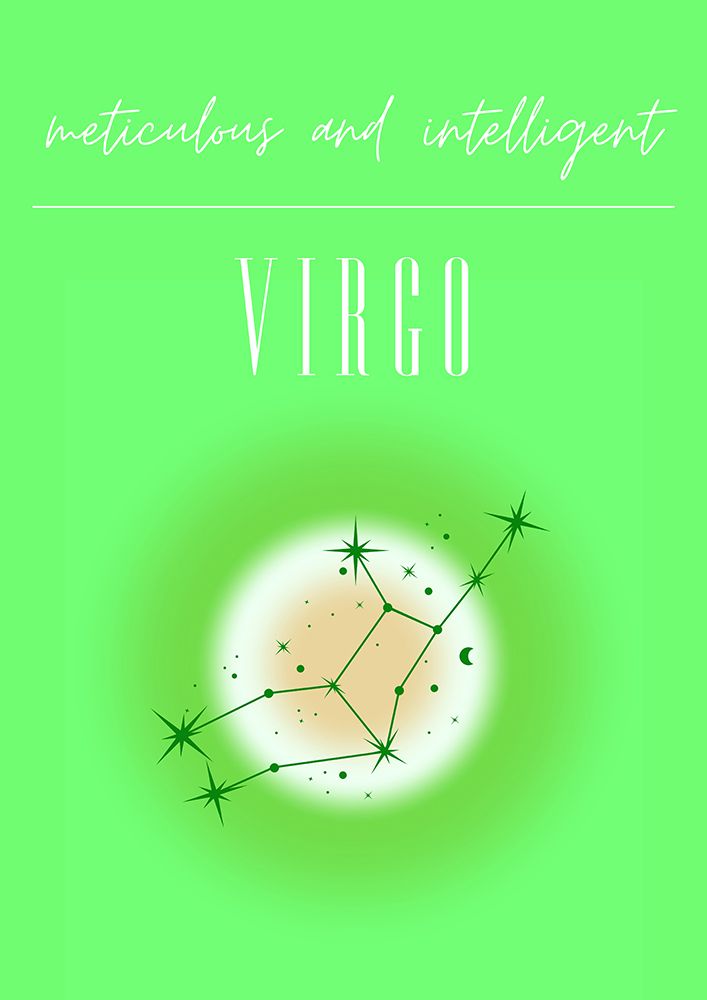 Virgo Zodiac Print Art art print by Amelie for $57.95 CAD