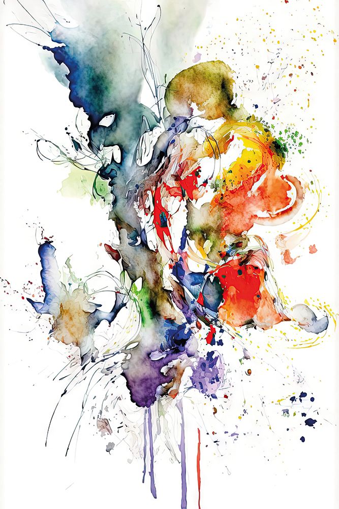 Abstract shape art print by Mauro for $57.95 CAD