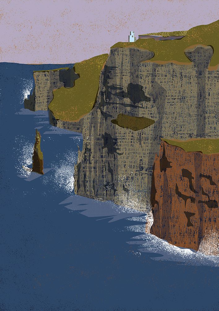 Cliffs of Moher-Ireland-Art Print-County Clare art print by Charlotte Trudgett for $57.95 CAD