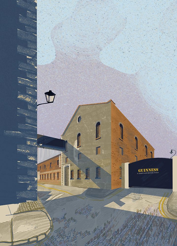 Guinness Storehouse-Ireland-Dublin art Print art print by Charlotte Trudgett for $57.95 CAD
